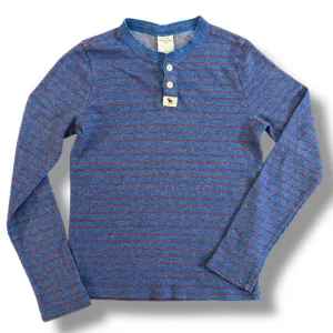 Abercrombie Kids Size 12/14 Youth Boys Long Sleeve Thermal Henley Shirt