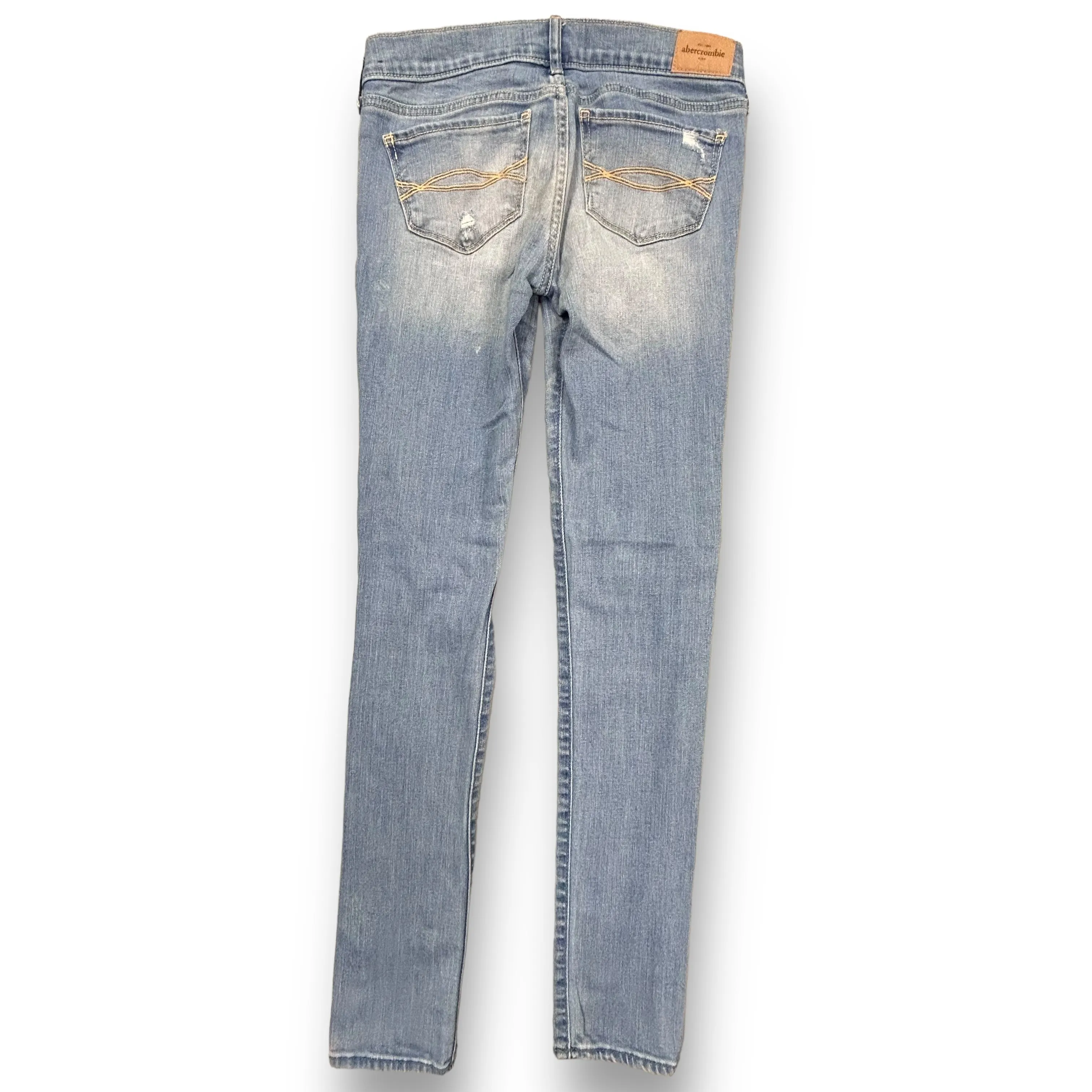 Abercrombie Kids Youth Girl Size 14 Jeans Distressed Denim Skinny Jegging