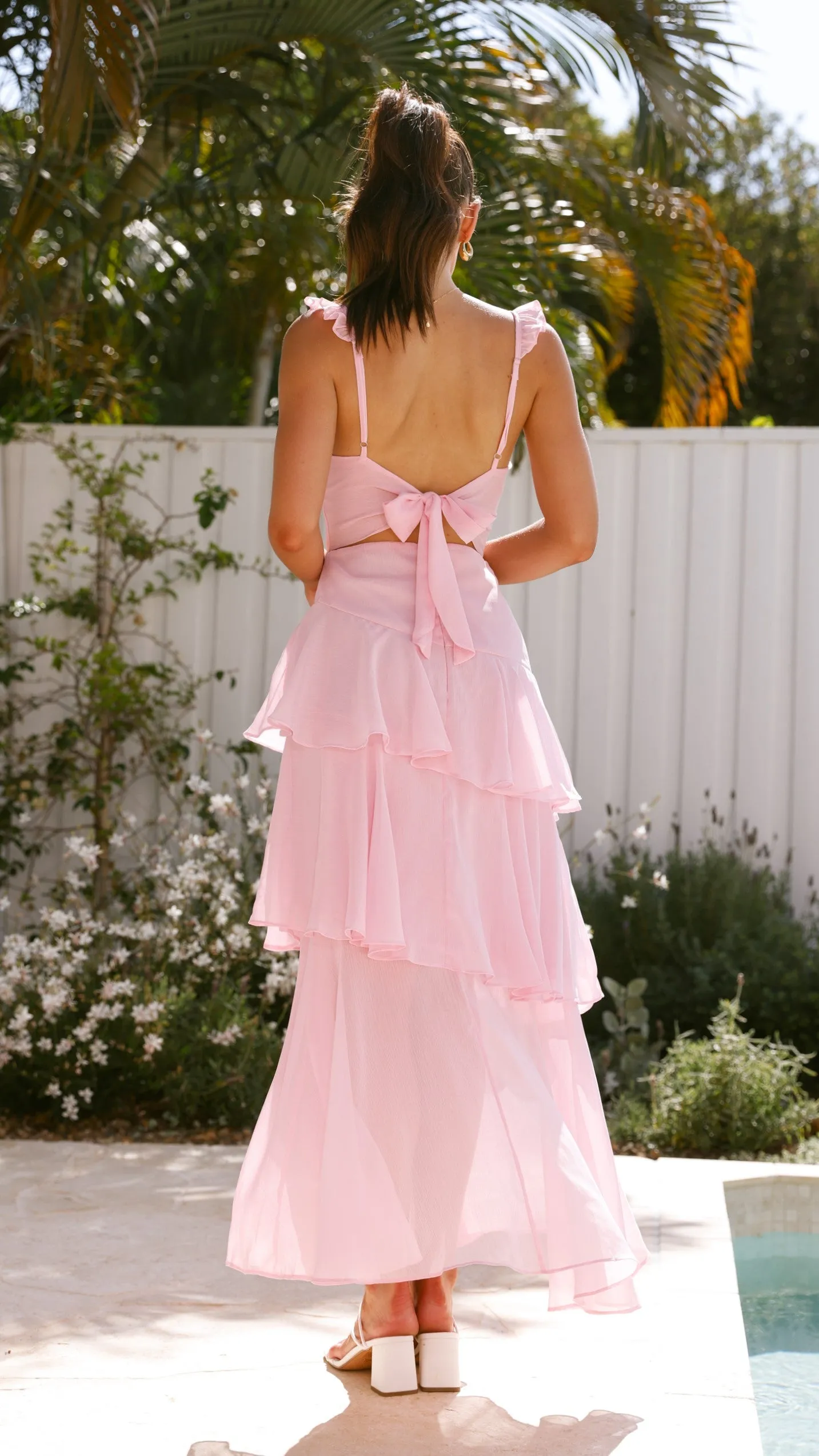 Achelle Maxi Dress - Pink Billy J