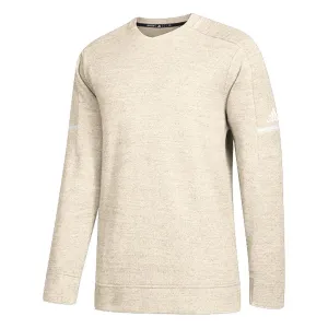 Adidas Men's Athletics Team Icon Sweater, Cream White Melange/Onix