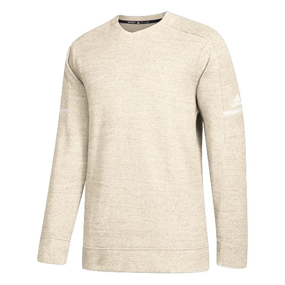 Adidas Men's Athletics Team Icon Sweater, Cream White Melange/Onix