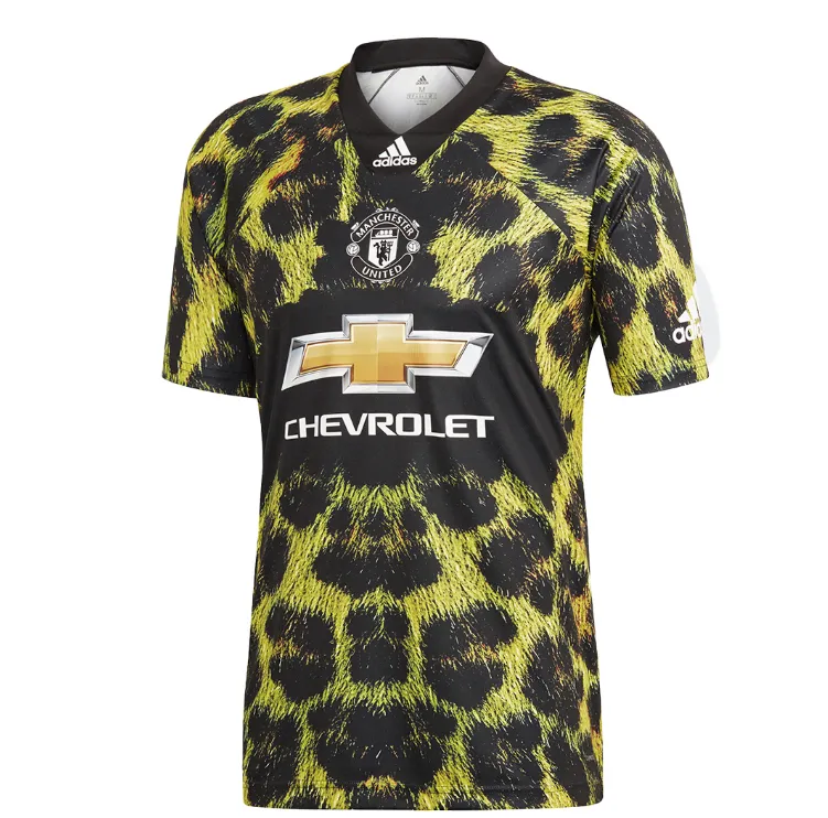 Adidas Men's Manchester United EA Sports Jersey, Bright Yellow/Black