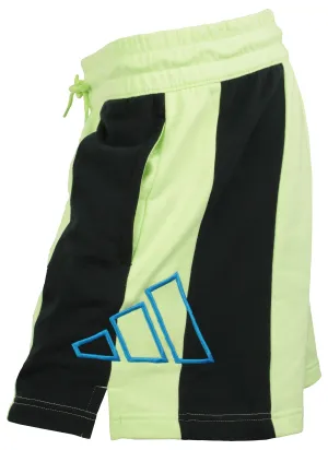 Adidas Women's Hoop York City Basketball Sweat Shorts, Almost Lime