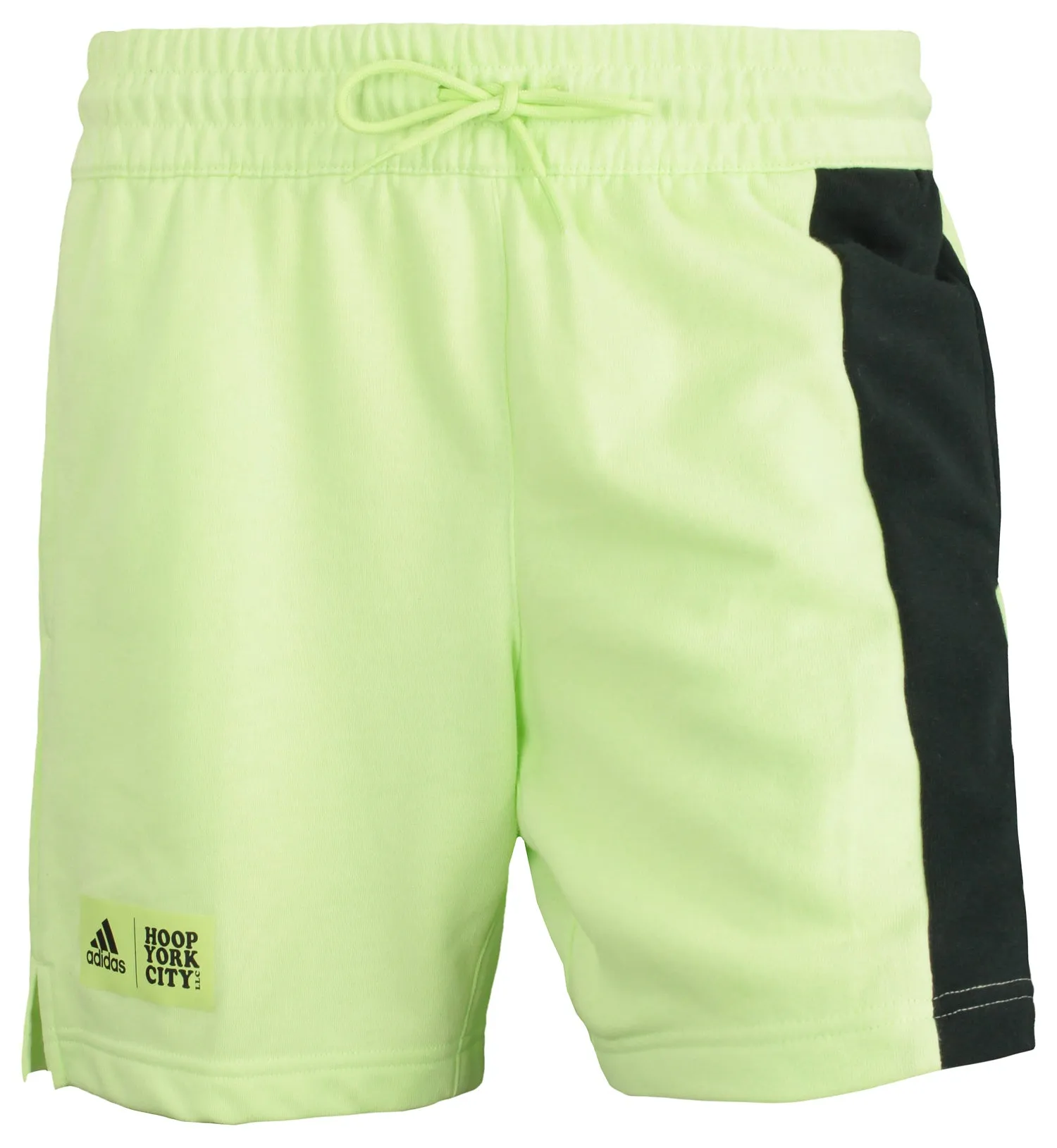 Adidas Women's Hoop York City Basketball Sweat Shorts, Almost Lime