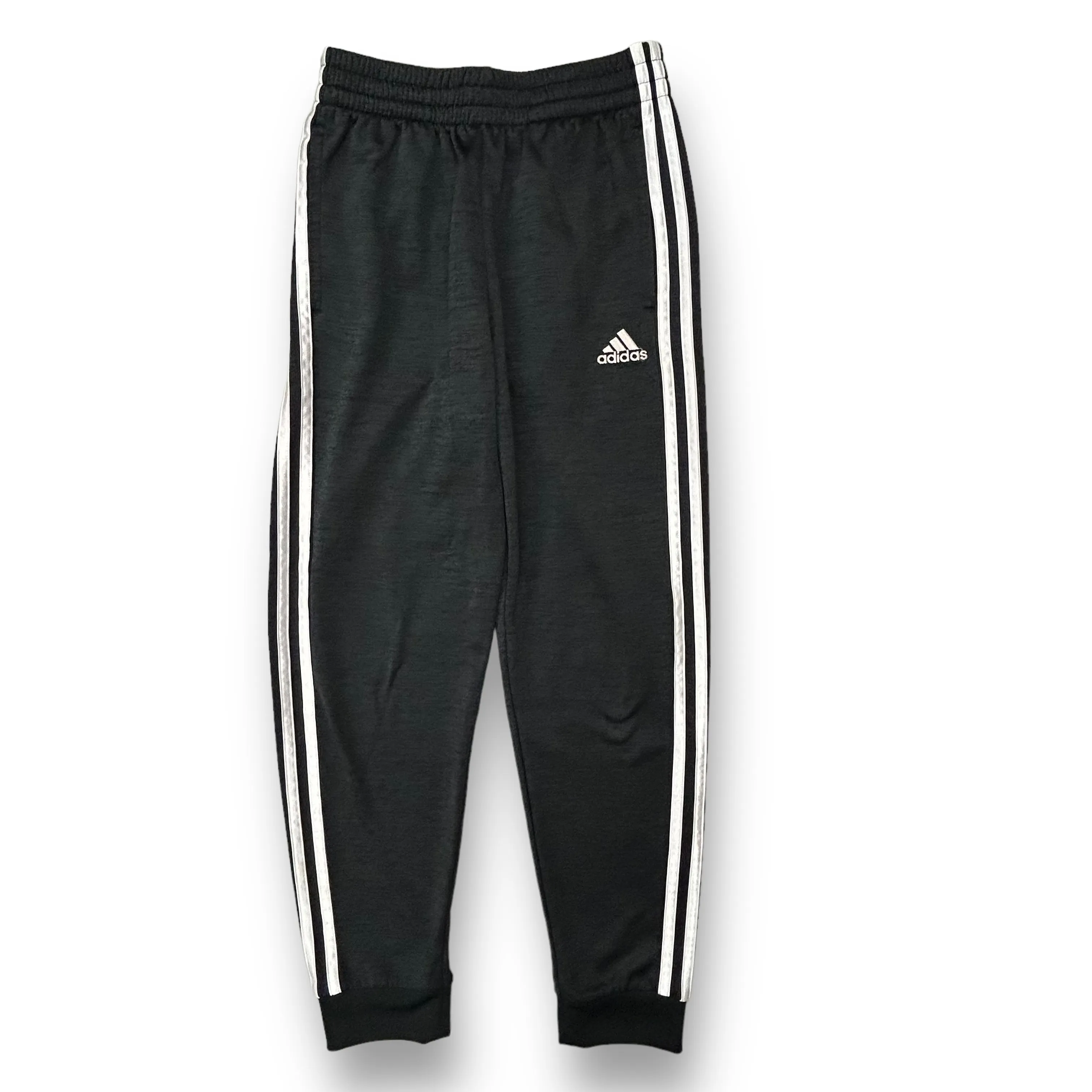 Adidas Youth Boys Size 10/12 YMD Dark Gray Fleece Lined Joggers