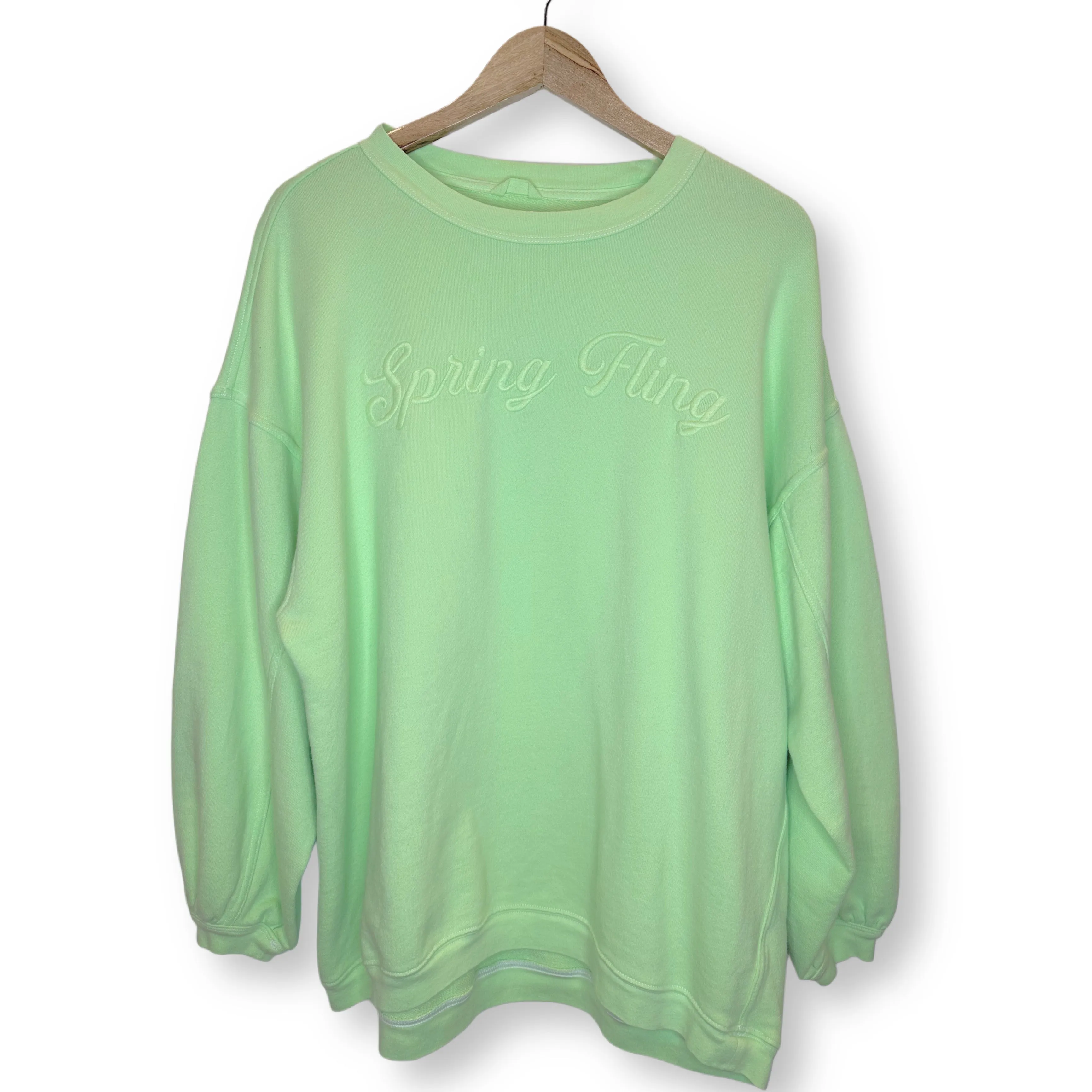 Aerie Embroidered Spring Fling Crewneck - Size M