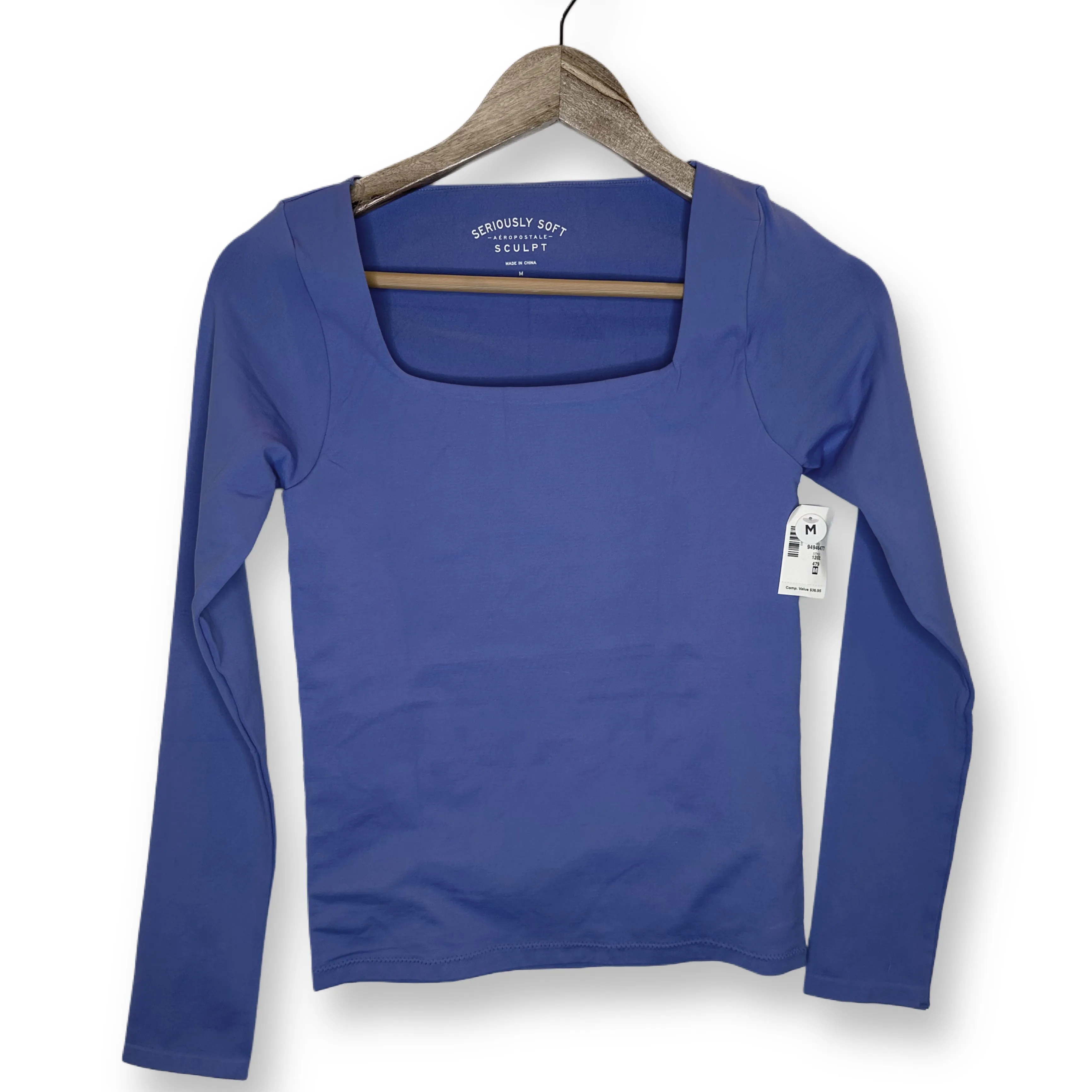 Aeropostale Seriously Soft Sculpt Long Sleeve NWT - Size M
