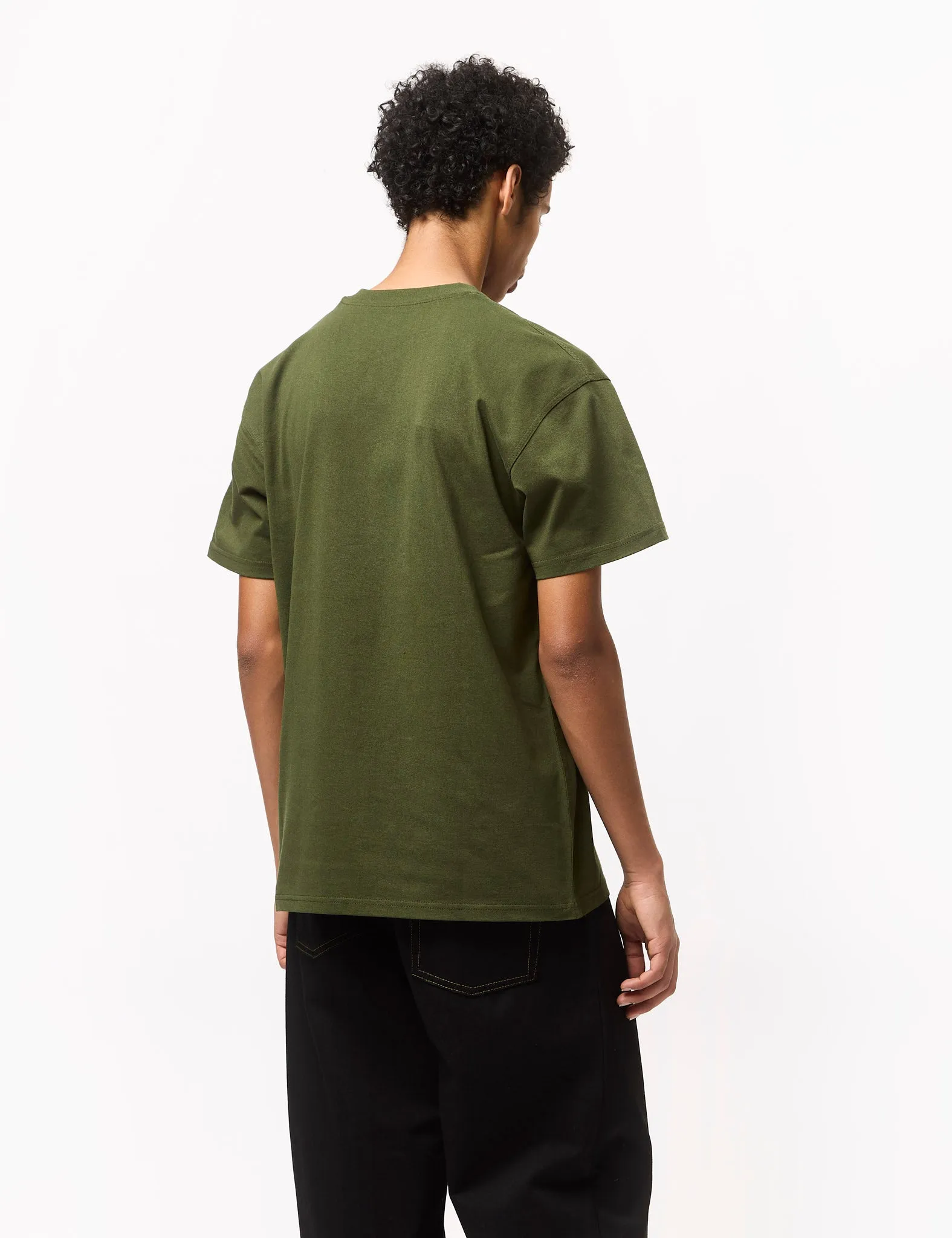 Affordable Luxury Carhartt WIP American Script T-Shirt (Loose) - Tarragon Green  Dont Miss Out!