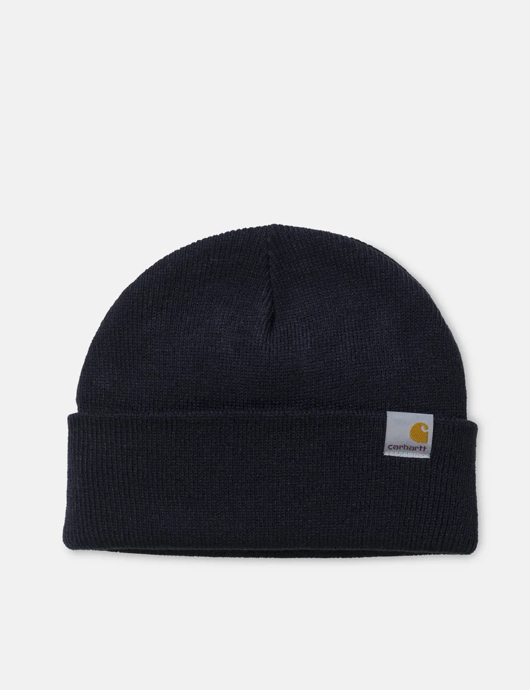 Affordable Luxury Carhartt-WIP Stratus Low Beanie Hat - Dark Navy Blue  Last Few Pieces!
