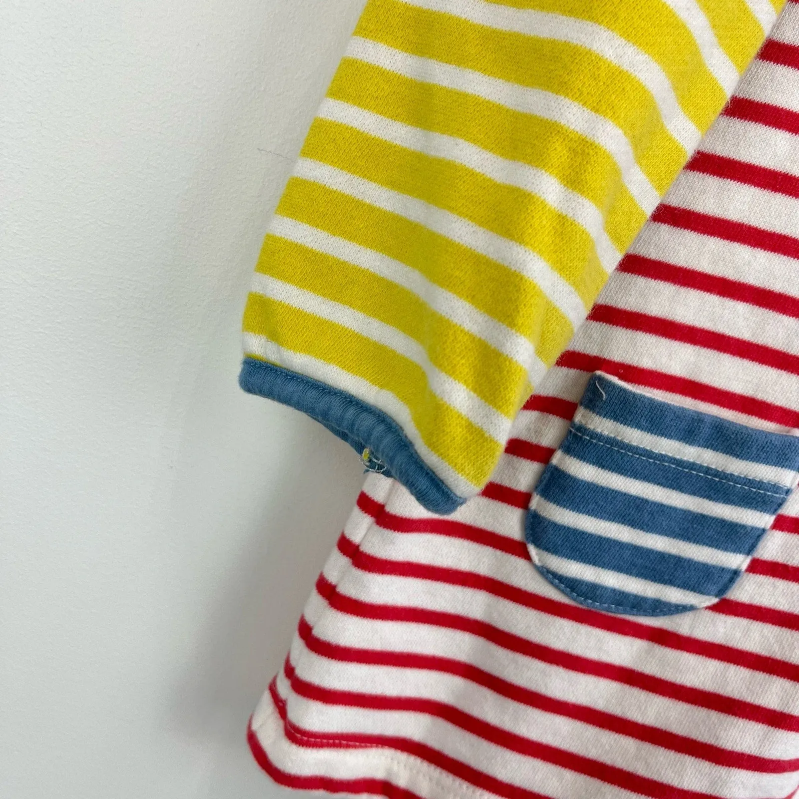 Affordable Luxury Mini Boden Cozy Striped Pocket Dress 6-12 Months  Last Few Pieces!