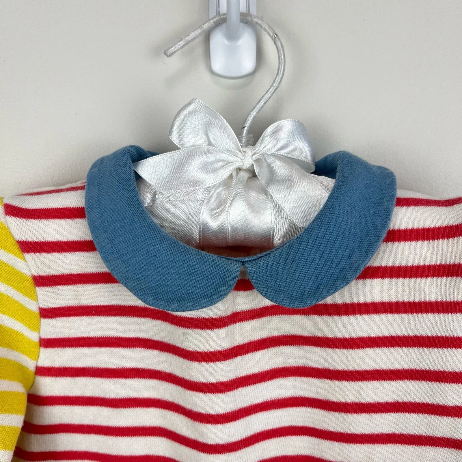 Affordable Luxury Mini Boden Cozy Striped Pocket Dress 6-12 Months  Last Few Pieces!