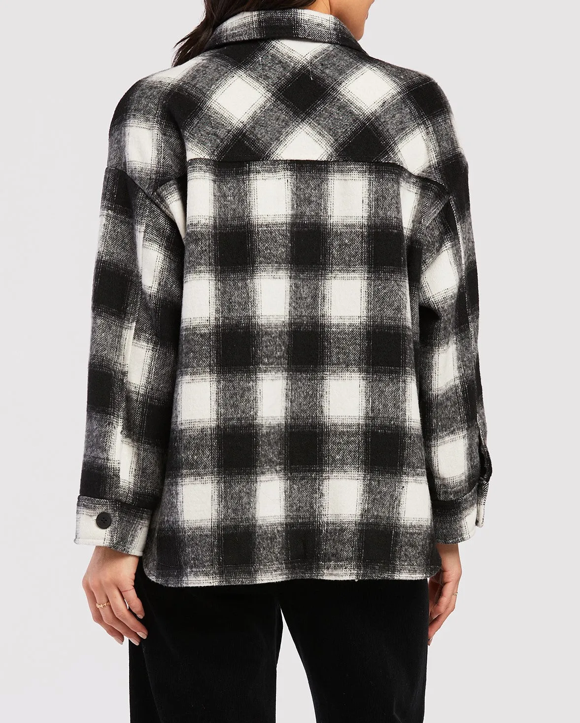 Affordable Luxury Monsay Drop Shoulder Button Down  Going Fast!