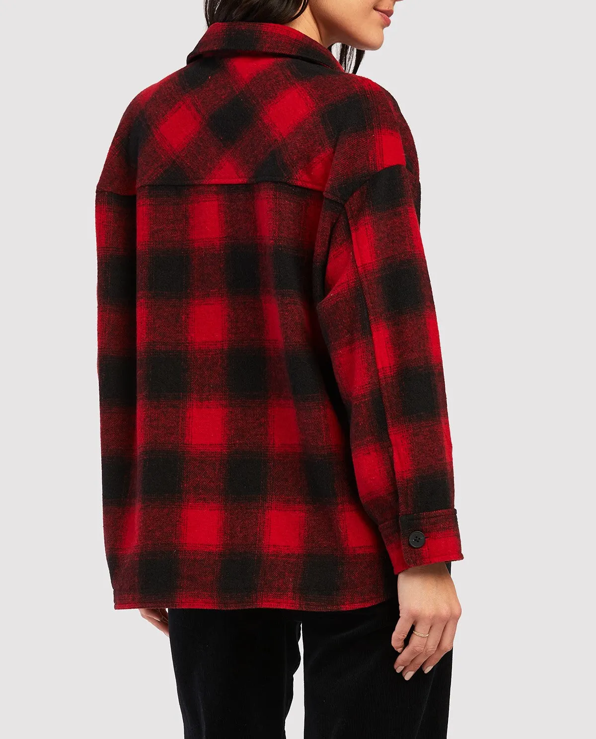 Affordable Luxury Monsay Drop Shoulder Button Down  Going Fast!