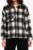 Affordable Luxury Monsay Drop Shoulder Button Down  Going Fast!