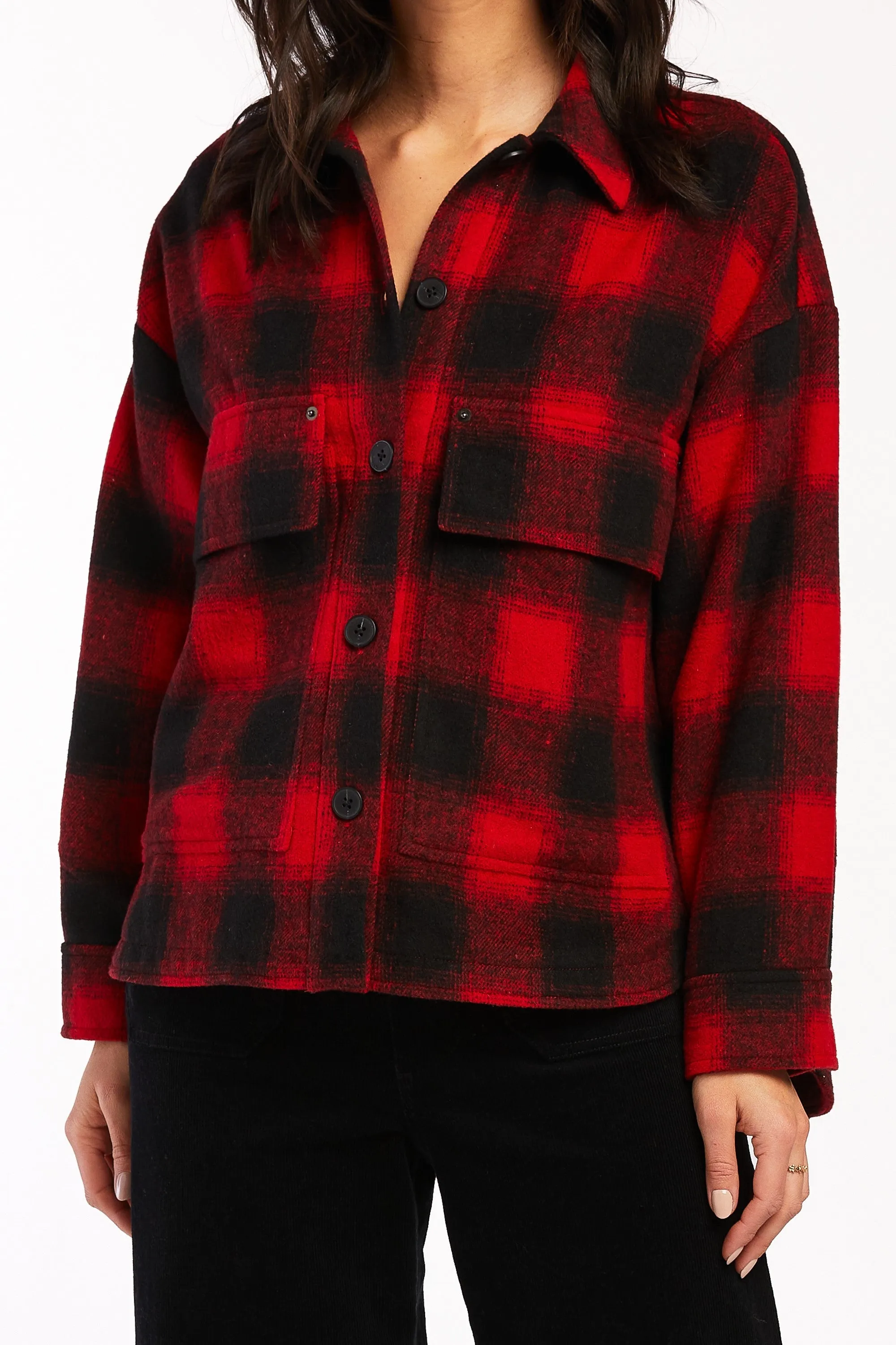 Affordable Luxury Monsay Drop Shoulder Button Down  Going Fast!