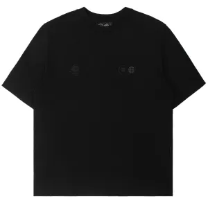 Affordable Luxury Purple Mountain Observatory Tonal Logo S/S Tee Black  Limited Stock!