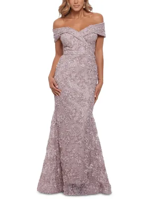 Affordable Luxury Womens Lace Sequined Evening Dress  Today Only!
