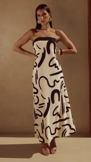 Alba Maxi Dress - York Sand Billy J