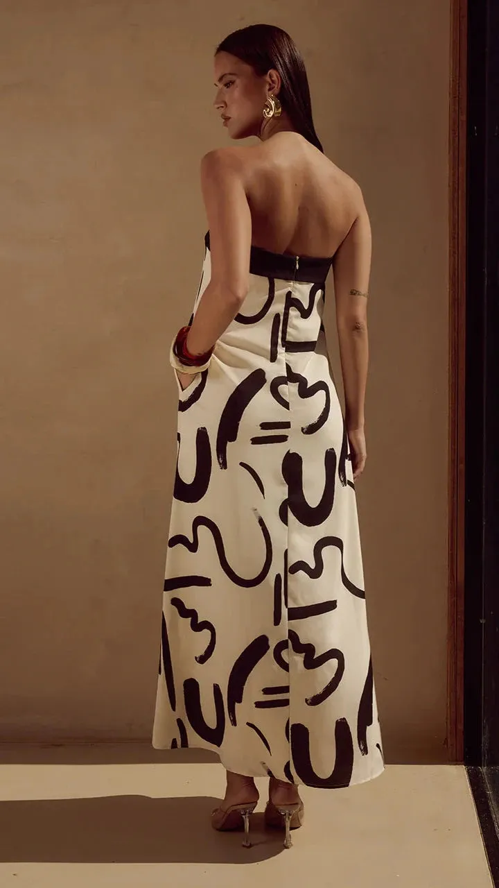 Alba Maxi Dress - York Sand Billy J