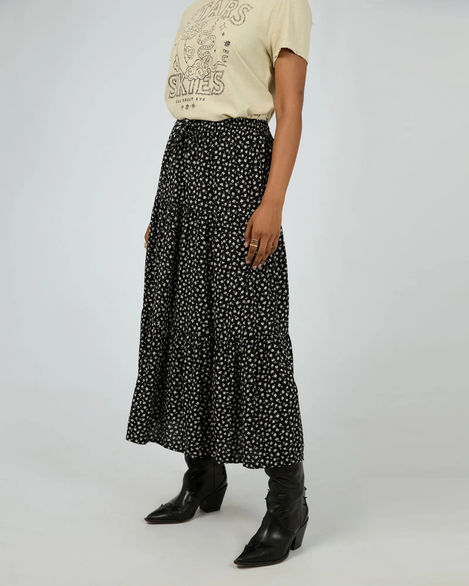 All About Eve Wren Maxi Skirt Black
