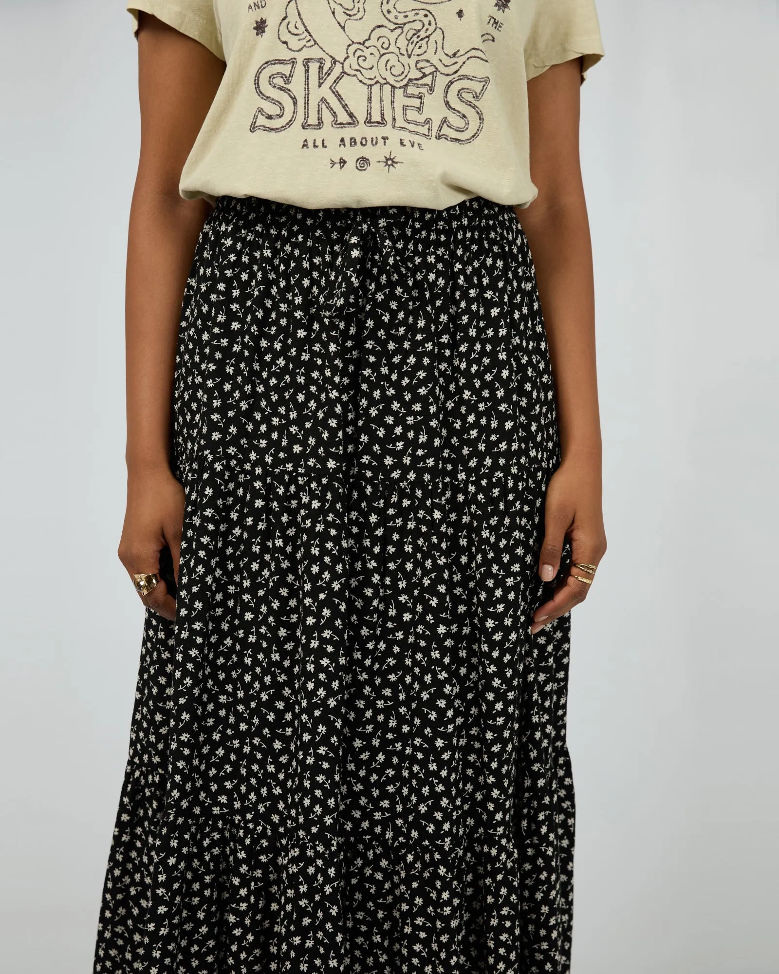 All About Eve Wren Maxi Skirt Black