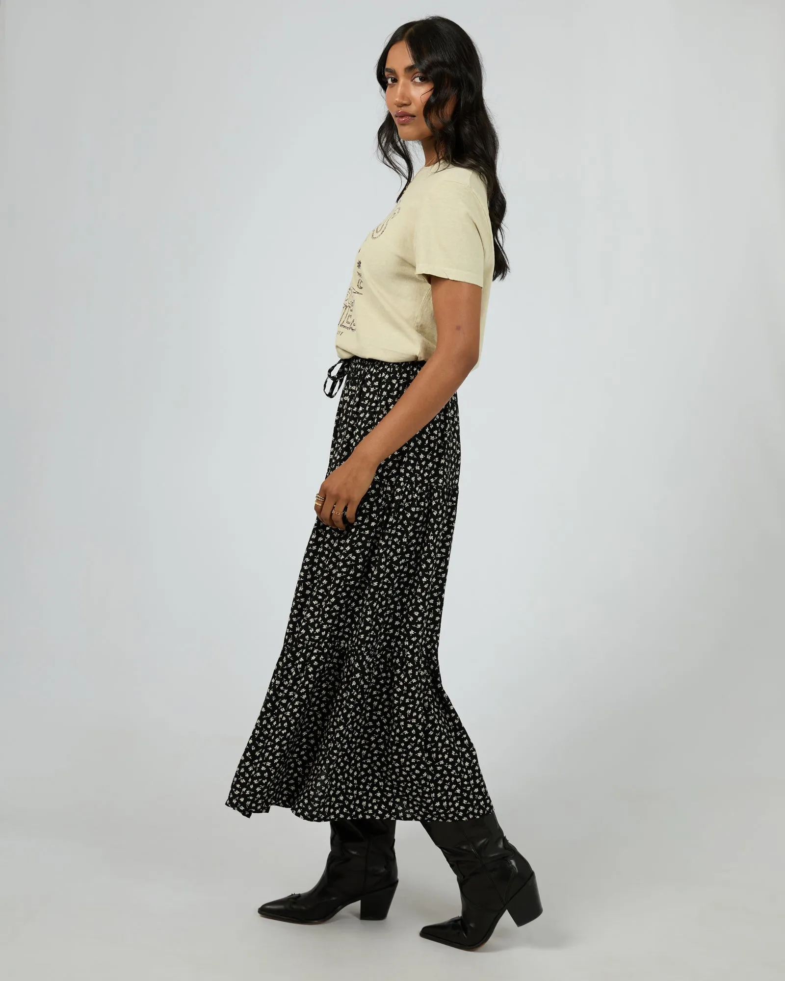 All About Eve Wren Maxi Skirt Black
