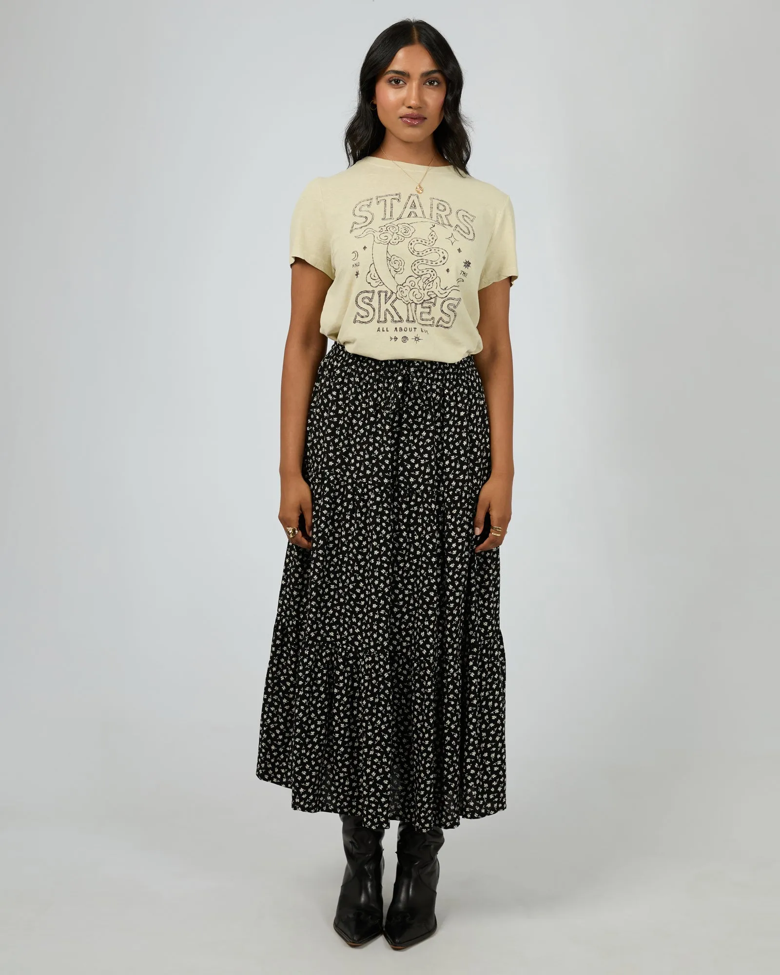 All About Eve Wren Maxi Skirt Black