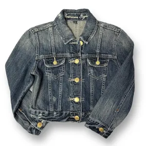 American Eagle Women's Size Small Jean Jacket Classic Denim Button Up
