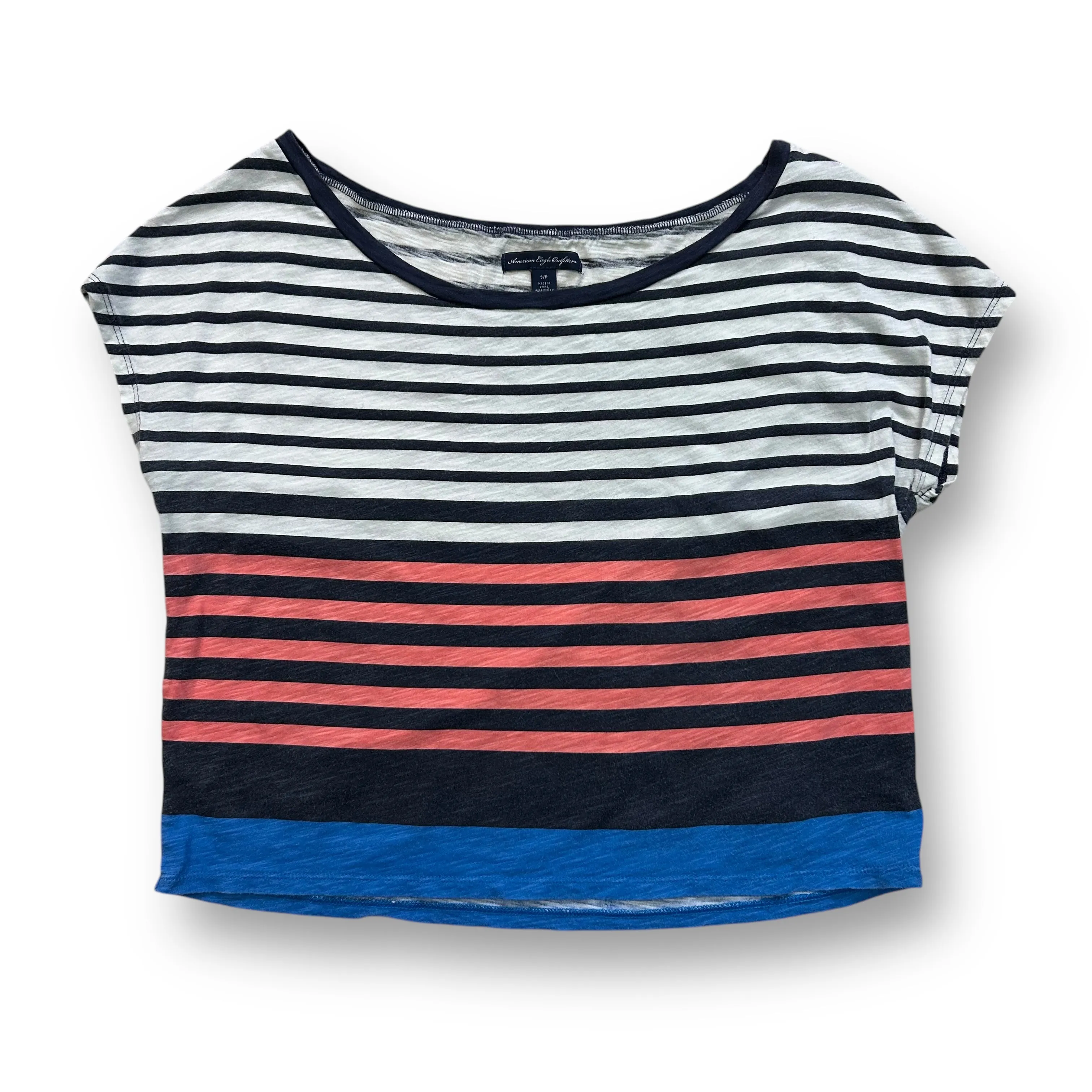 American Eagle Women's Size Small Loose Fit Short Sleeve Top