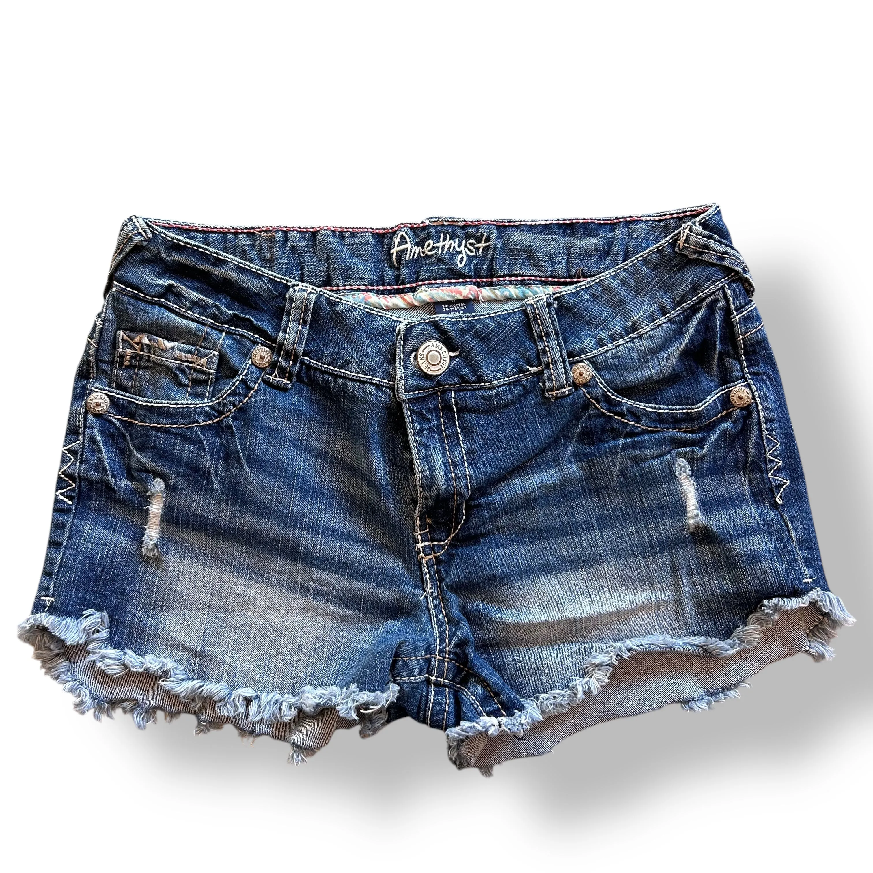 Amethyst Jean Shorts Women's Size 11 Denim Cut Offs