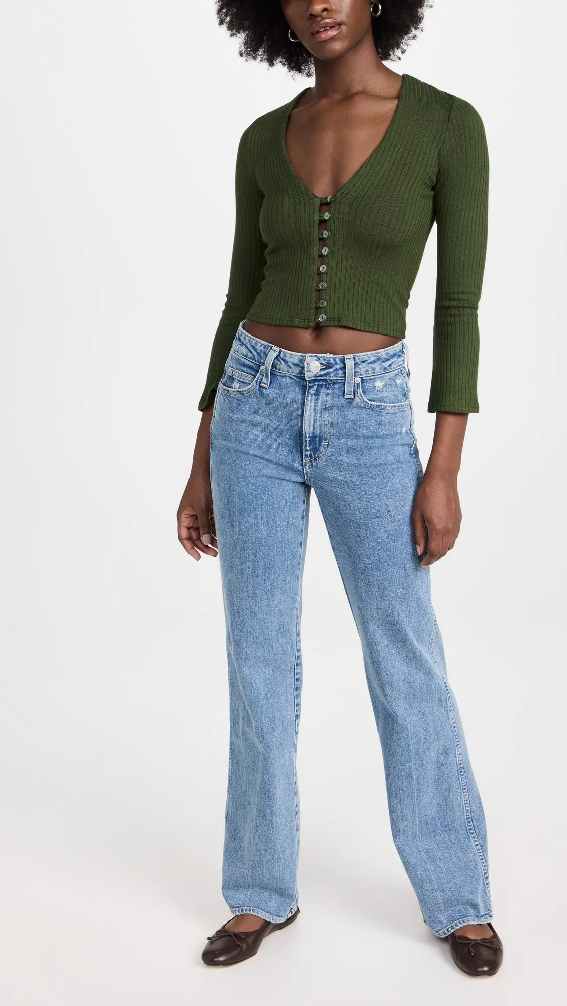AMO Georgia Flare Jeans in Respect Wash (Multiple Sizes available) NWT