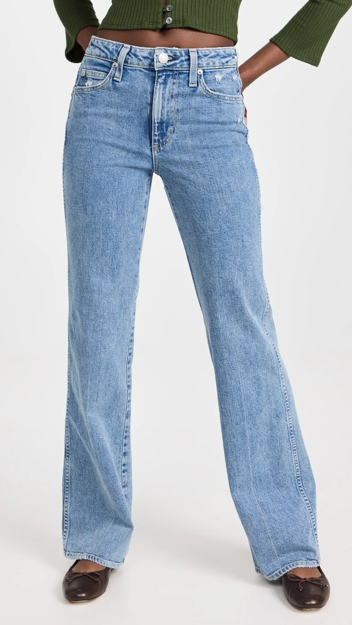 AMO Georgia Flare Jeans in Respect Wash (Multiple Sizes available) NWT