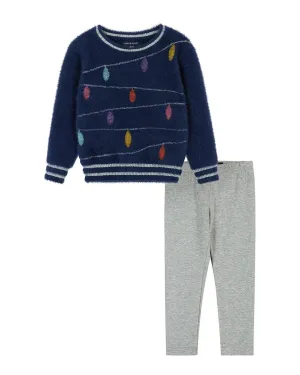 Andy & Evan Party Sweater & Legging Set