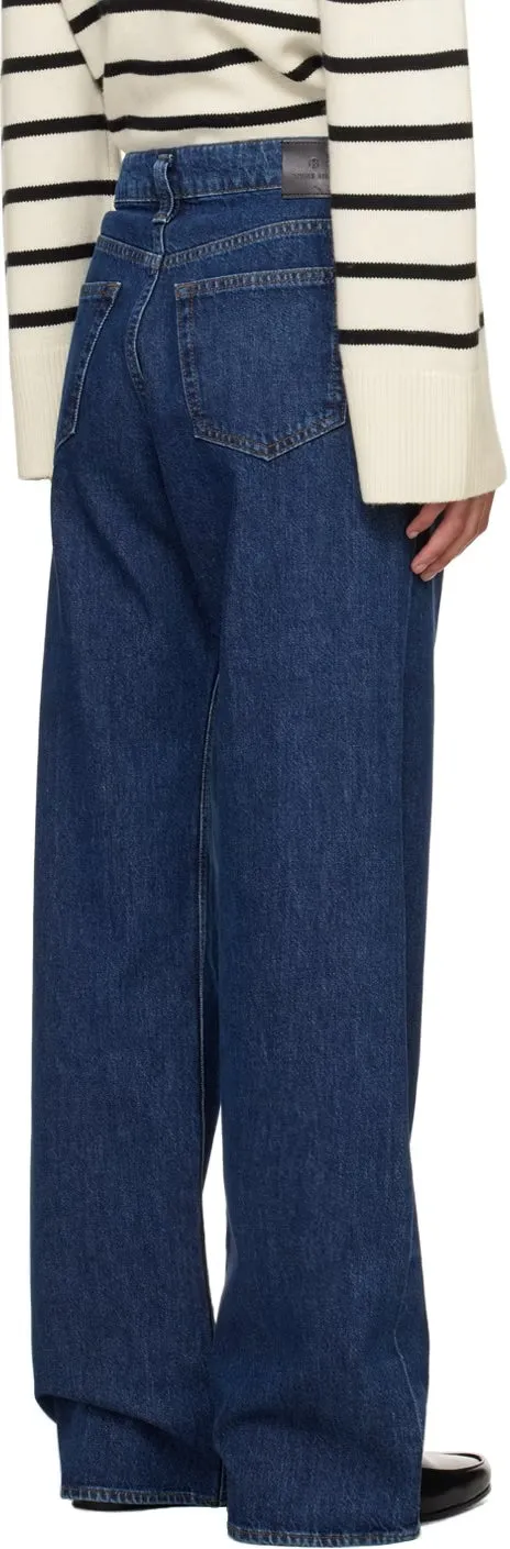 ANINE BING Blue Carrie Jeans - Multiple Sizes NWT