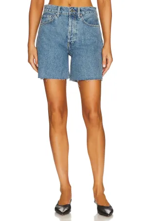 ANINE BING Blue Kat Denim Shorts in River Blue Size 29 NWT