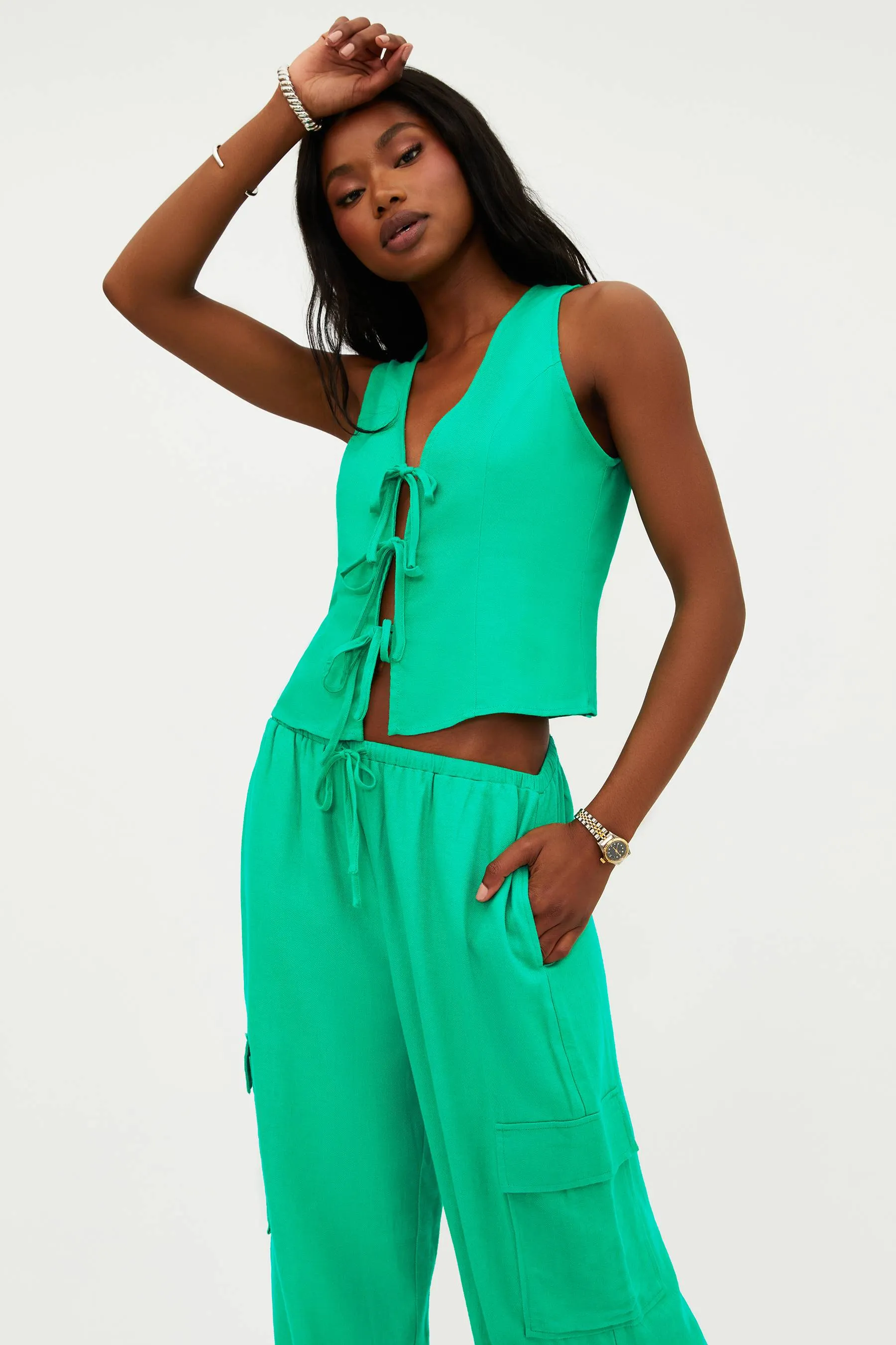 Arlowe Vest Mediterranean Mint Beach Riot