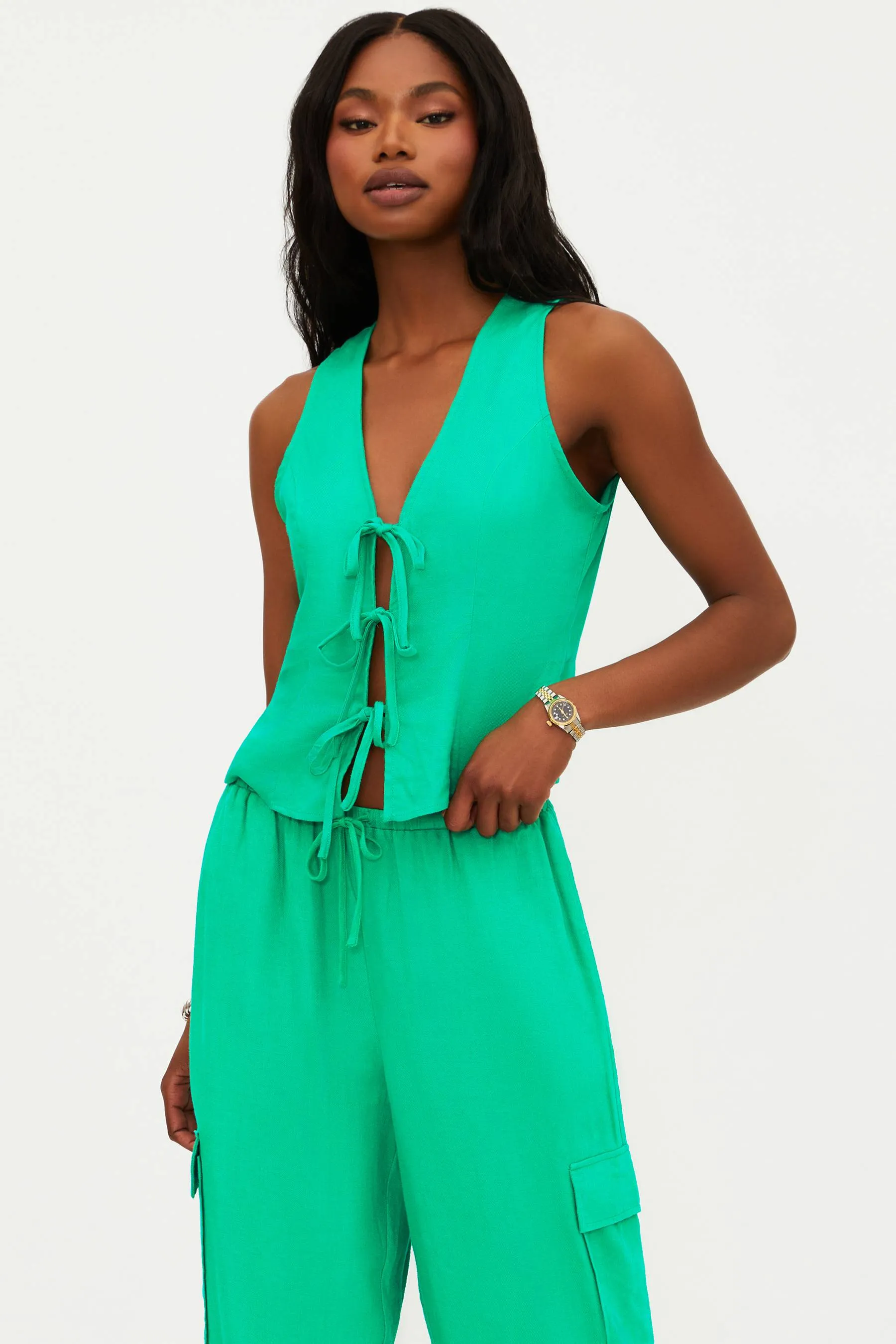 Arlowe Vest Mediterranean Mint Beach Riot