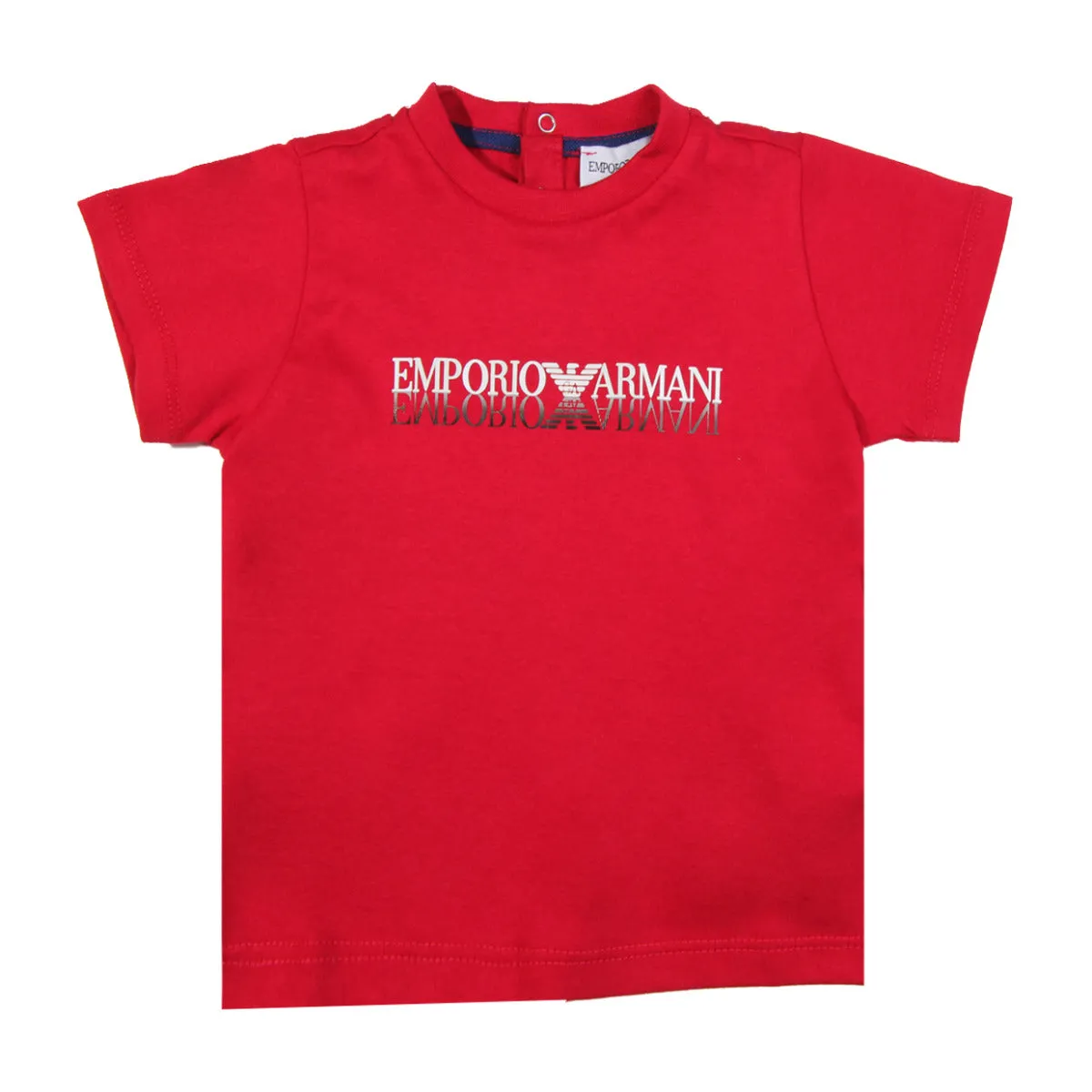 Armani Baby Red Chest Logo T-shirt