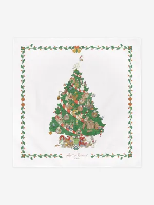 Atelier Choux Baby Christmas Morning Swaddle in White (100cm)