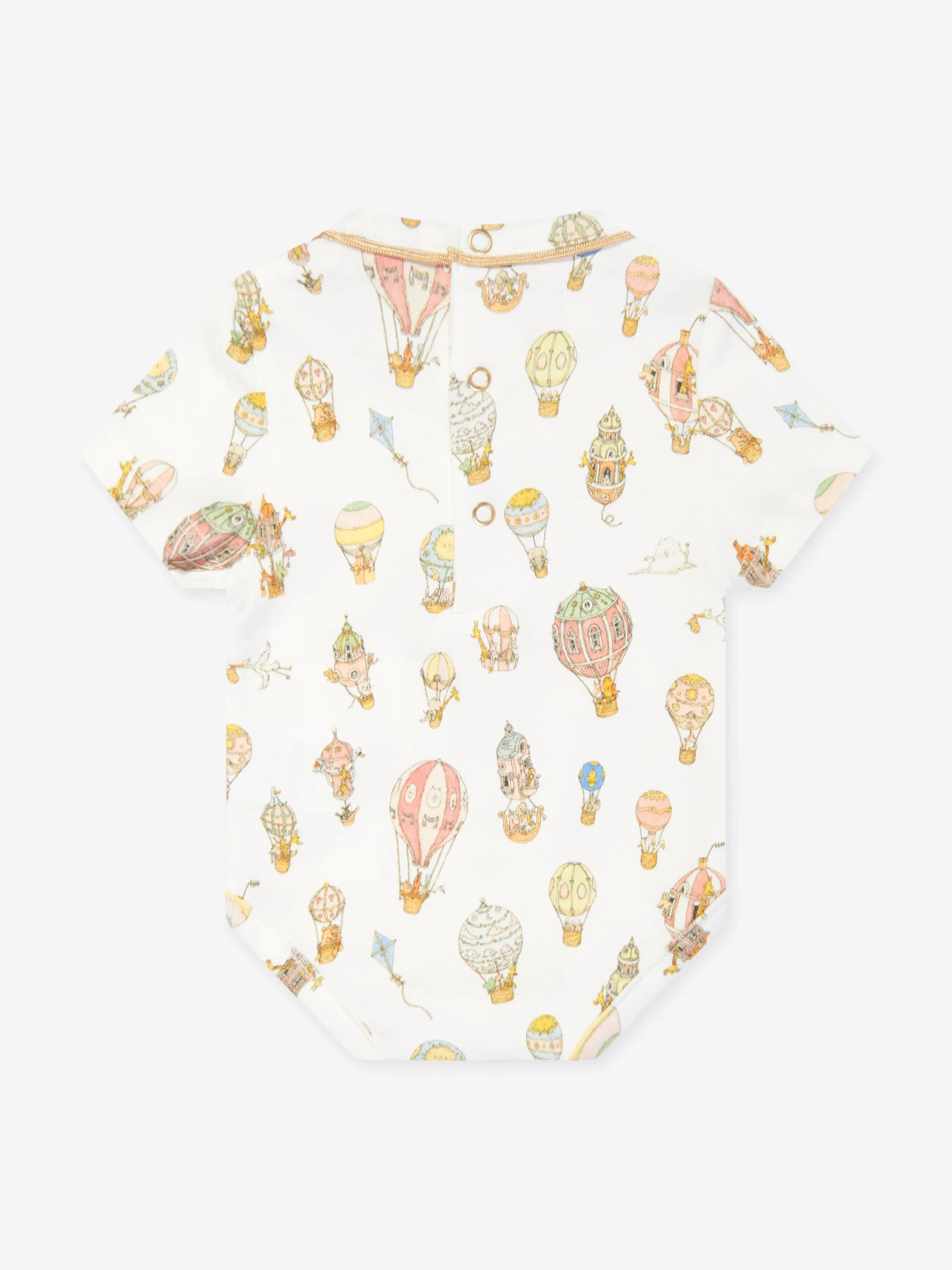 Atelier Choux Baby Classic Bodysuit in White