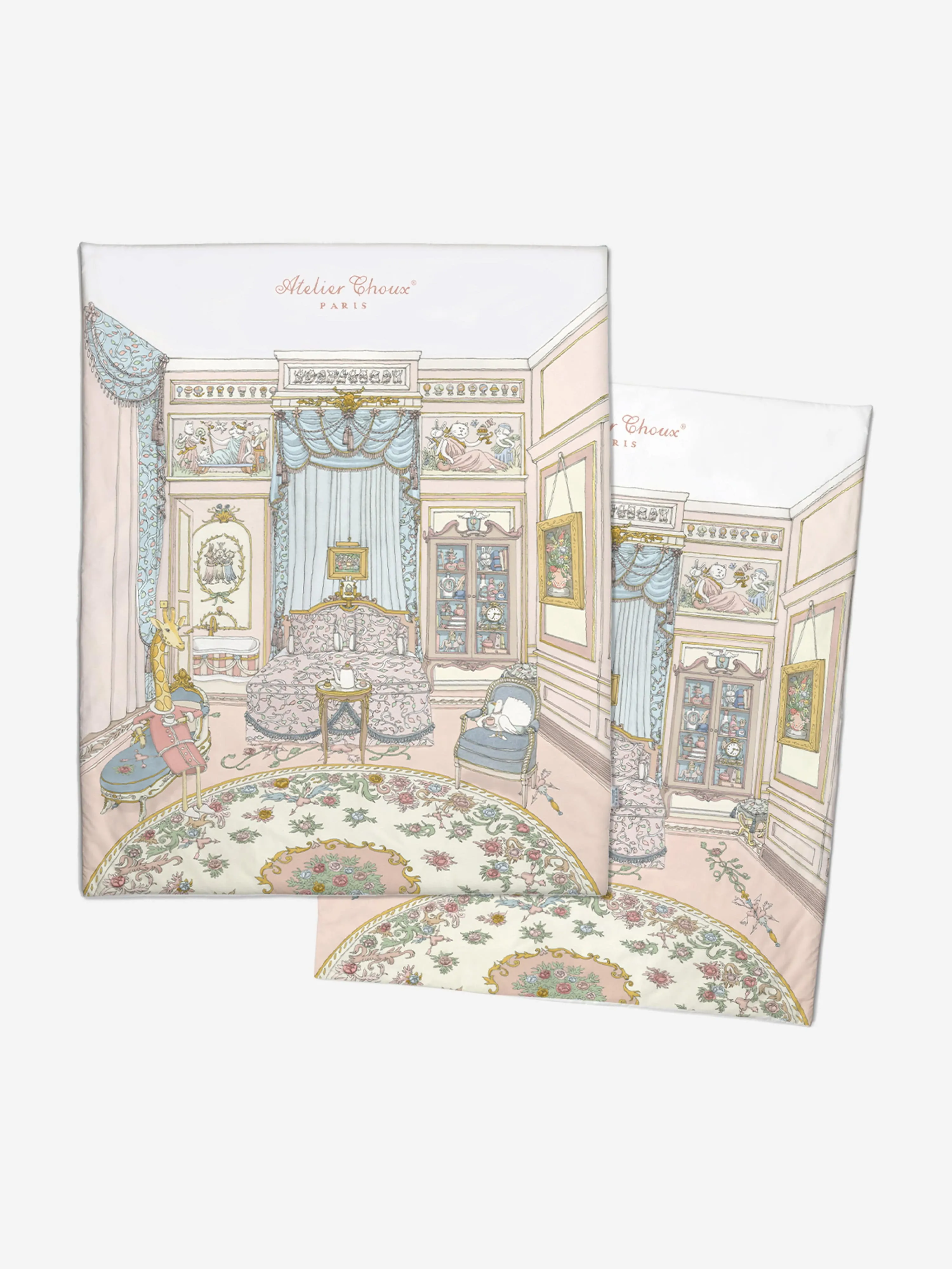 Atelier Choux Baby French Bedroom Quilt in Multicolour  (100  130 cm)