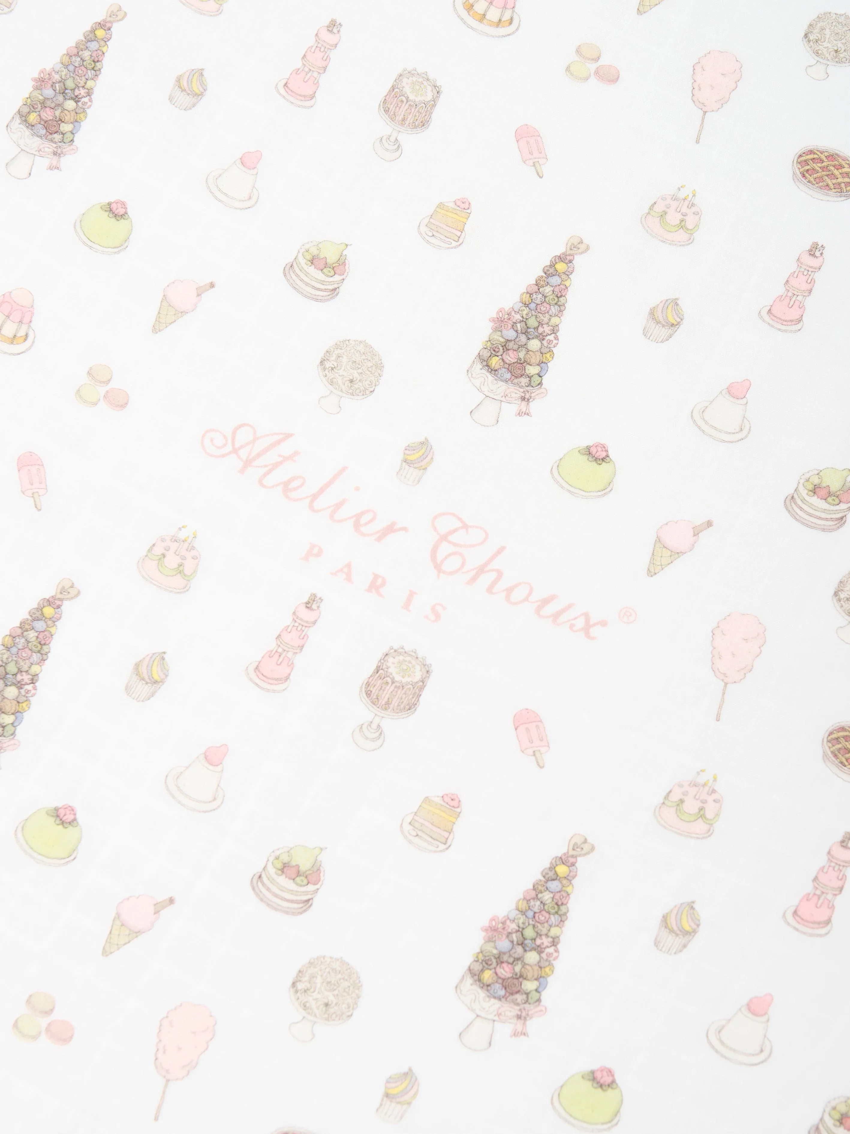 Atelier Choux Baby Girls Sweetie Pie Swaddle in Pink (100cm)