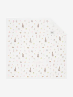 Atelier Choux Baby Girls Sweetie Pie Swaddle in Pink (100cm)