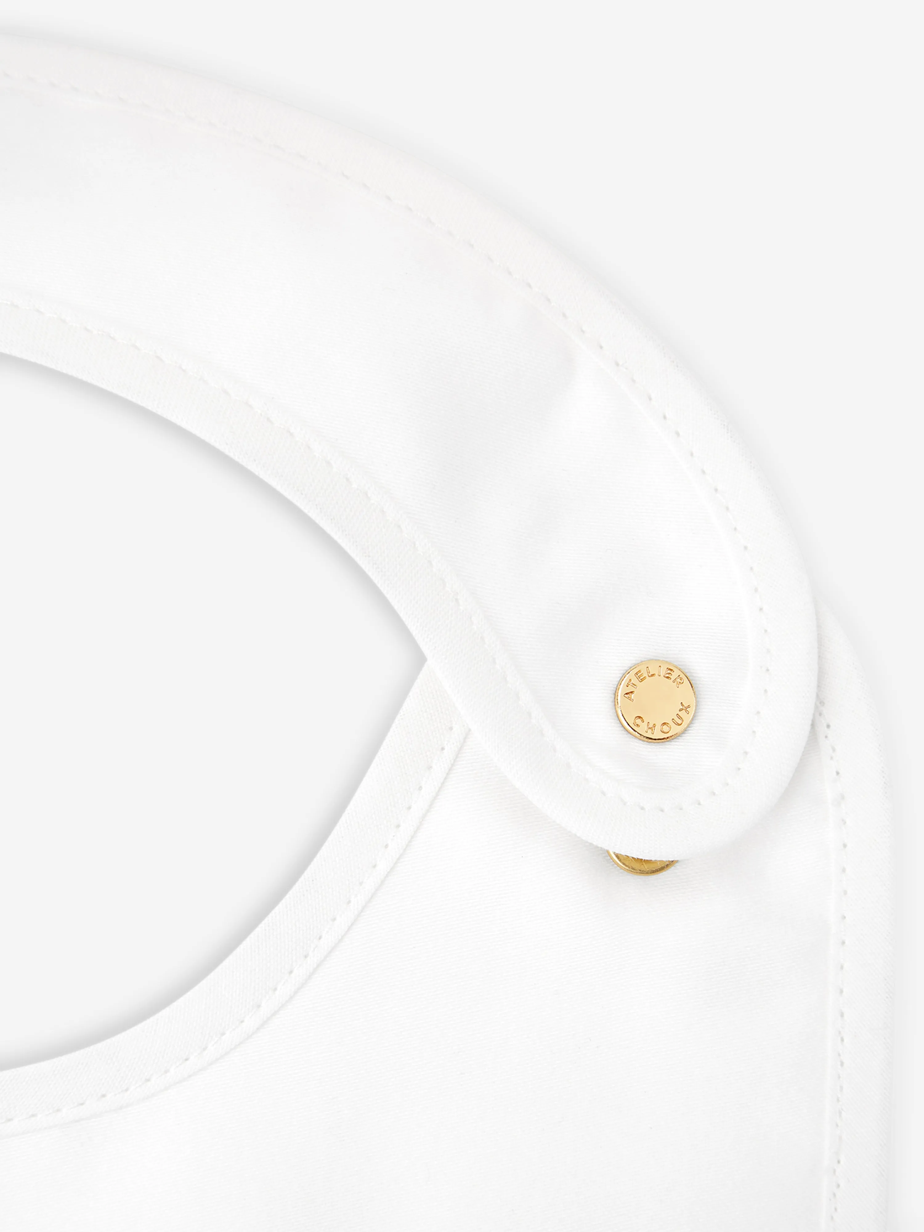 Atelier Choux Baby Satin Le Gateau Bib in Multicolour