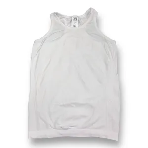 Athleta Girl Size M 8 White Athletic Performance Tank Top