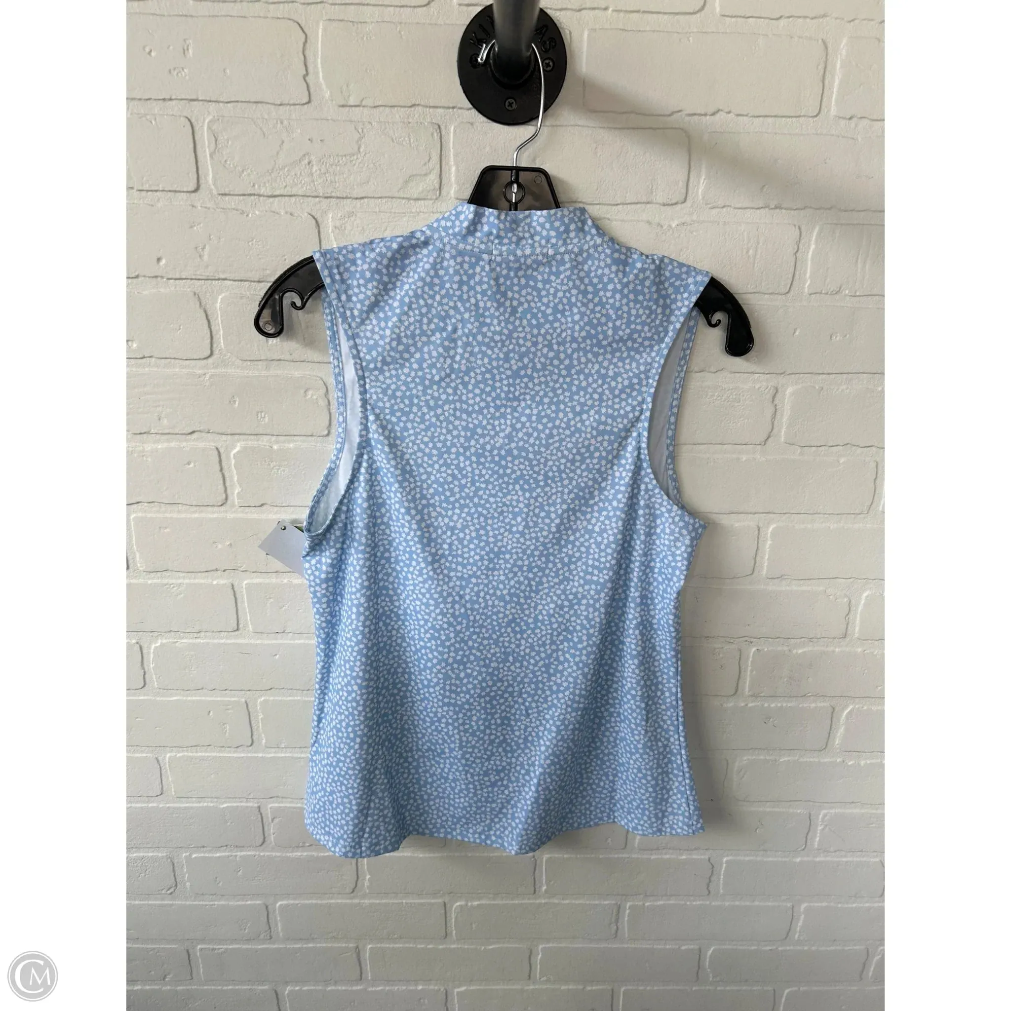 Athletic Tank Top By Cmb In Blue & White, Size: M