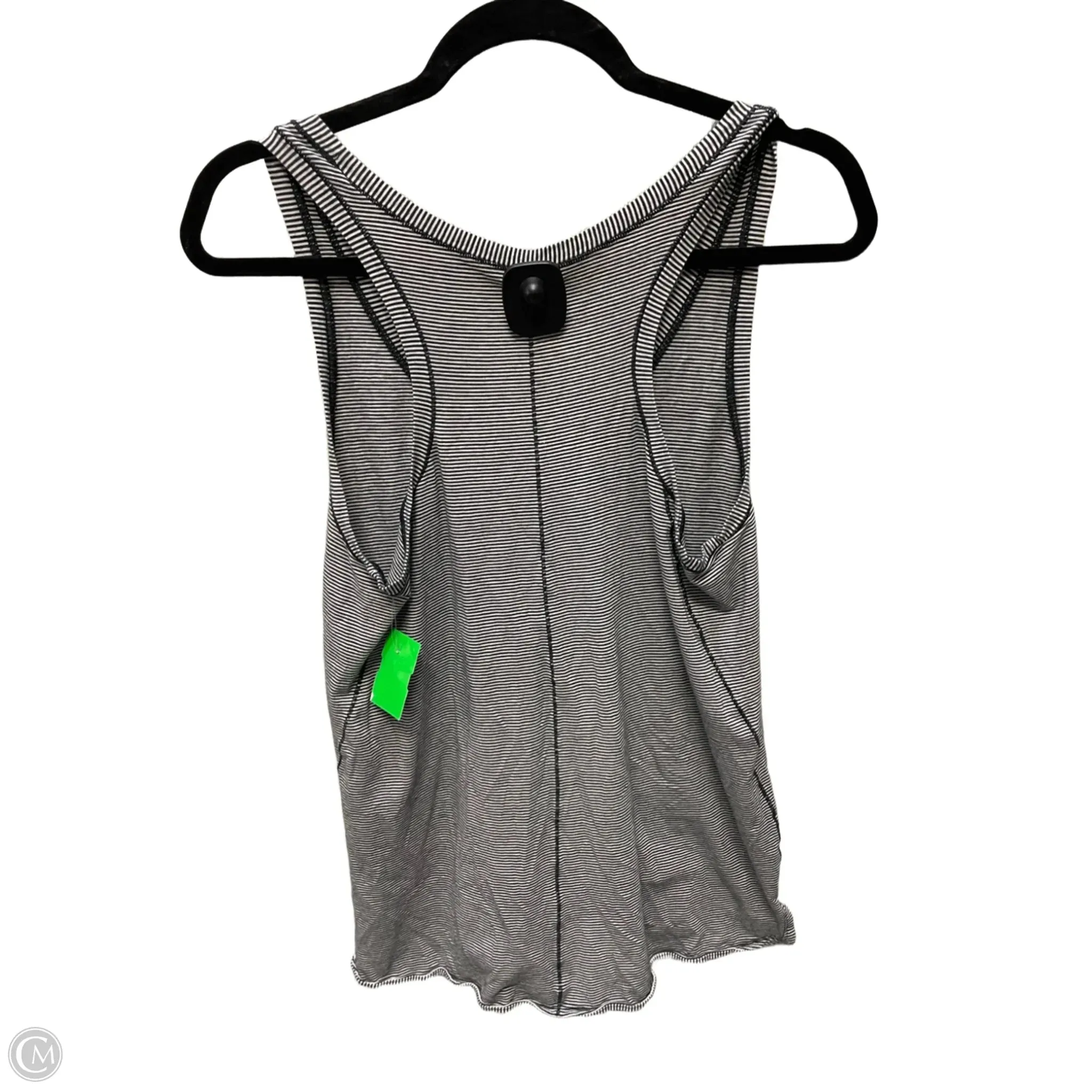 Athletic Tank Top By Lululemon In Striped Pattern, Size: S