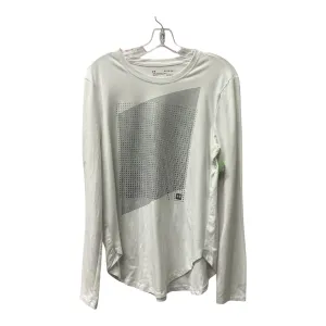 Athletic Top Ls Collar By Under Armour In White, Size:Xl