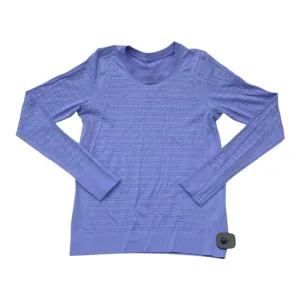 Athletic Top Ls Crewneck By Lululemon In Purple, Size:S