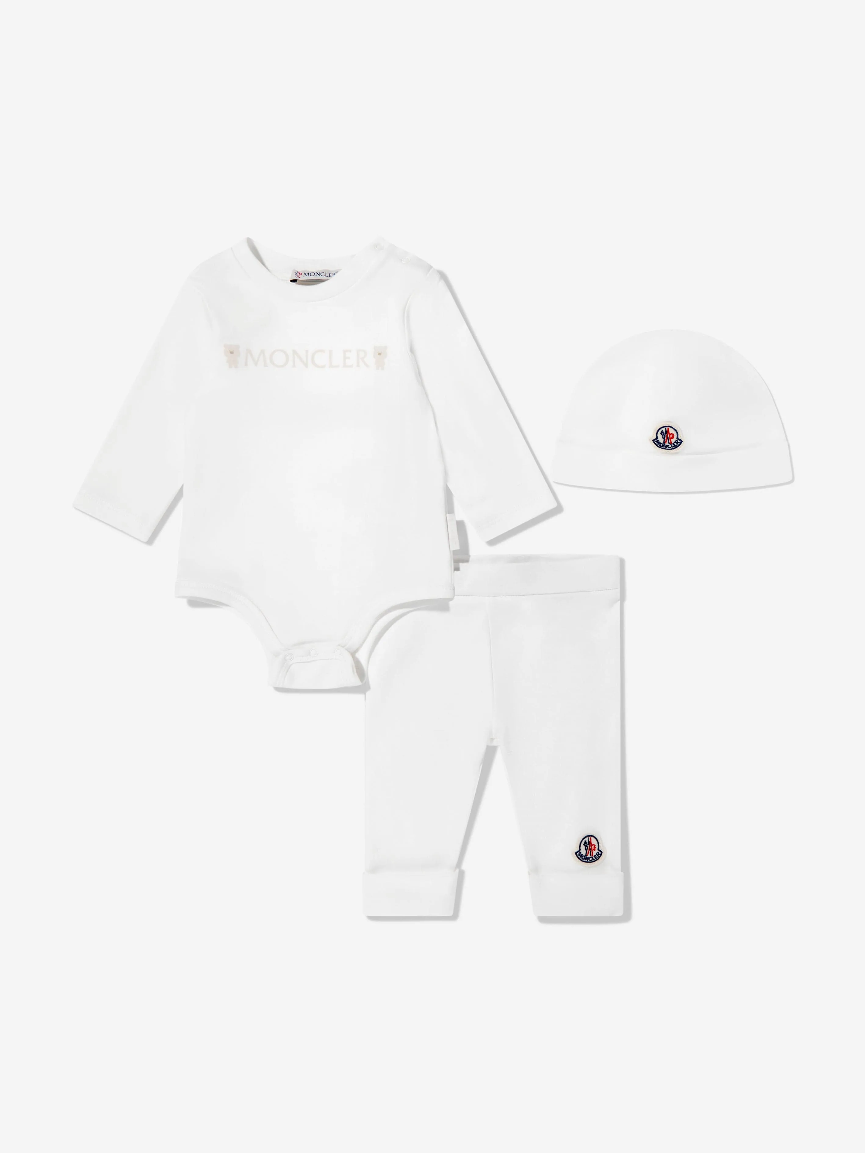 Baby Bodysuit Set in Ivory
